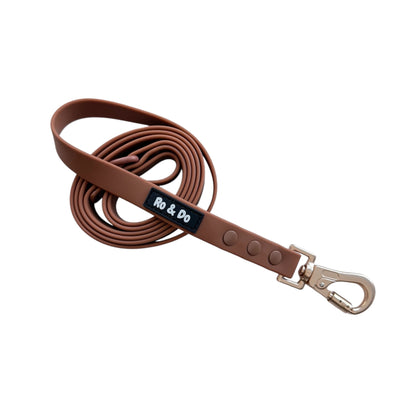 Rainy Tails Dog Lead in Brown